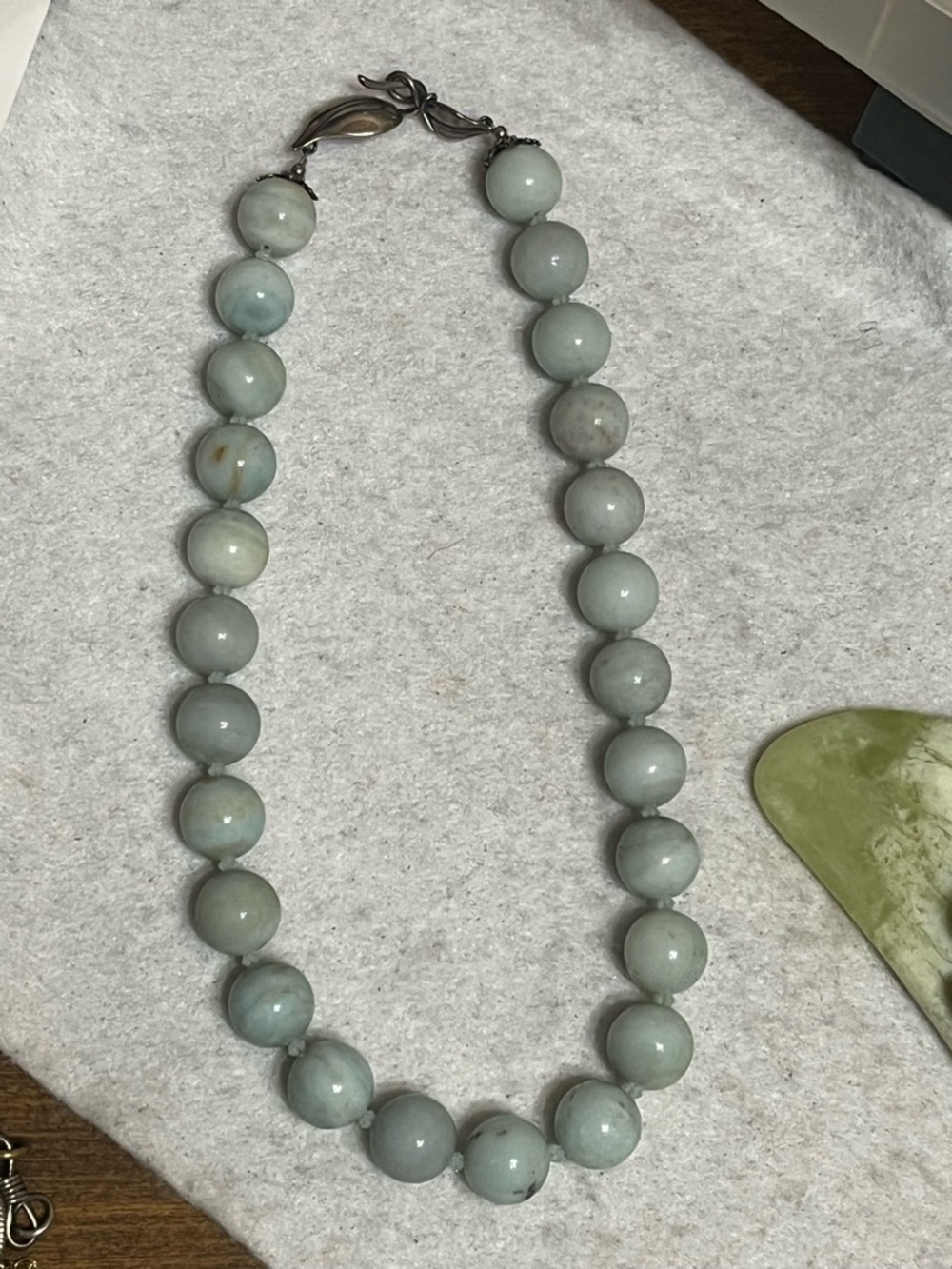 Sterling Aquamarine Necklace